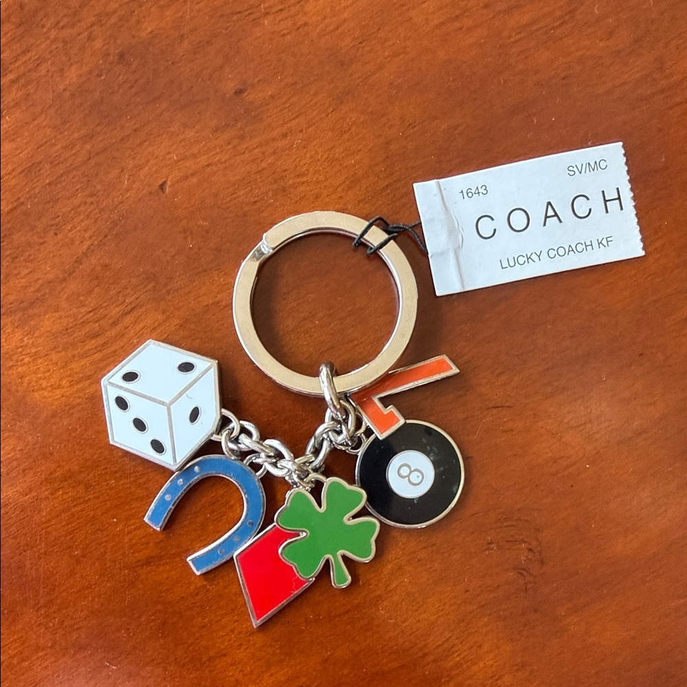 Coach Try Your Luck Keychain